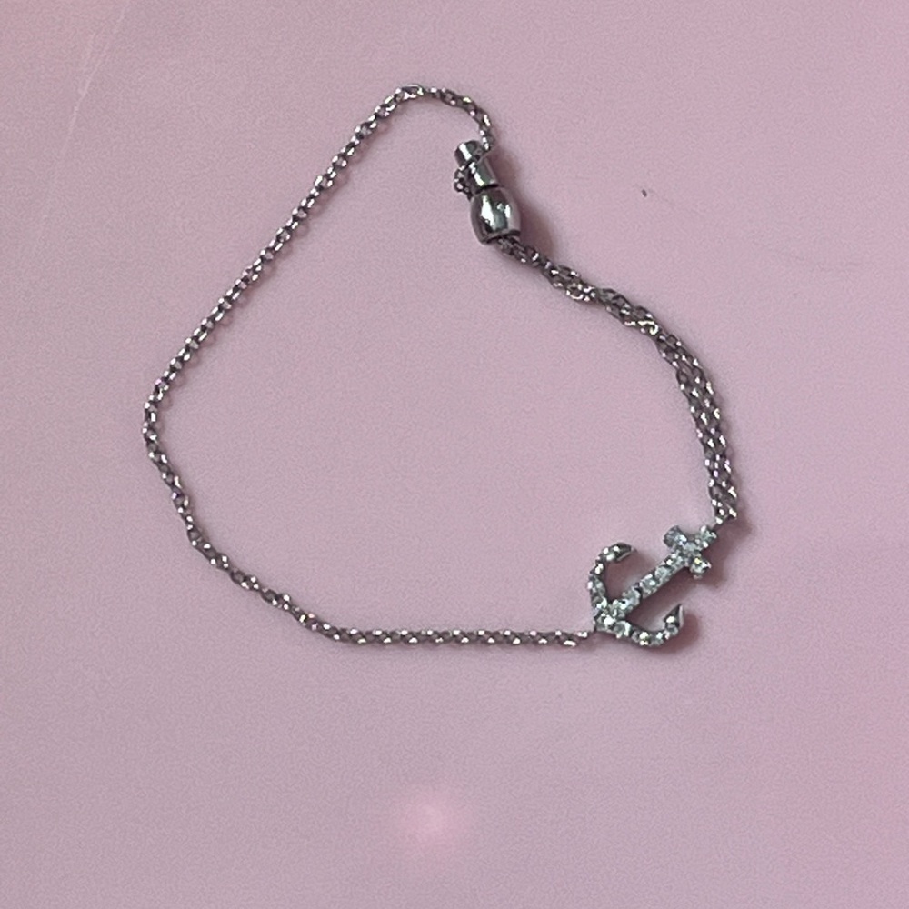 Alex and Ani Silver Anchor Bracelet